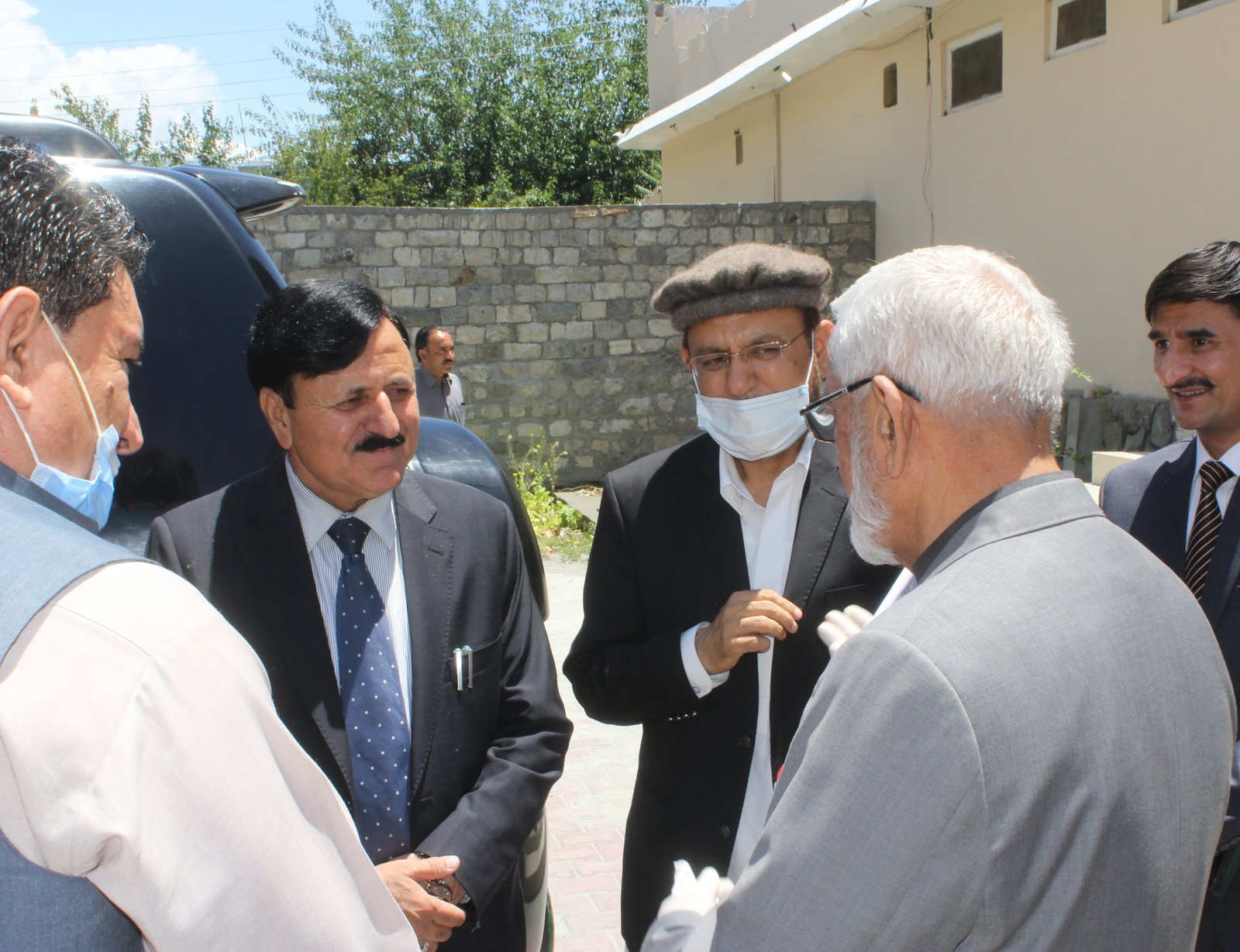 Caretaker CM Visit to EC